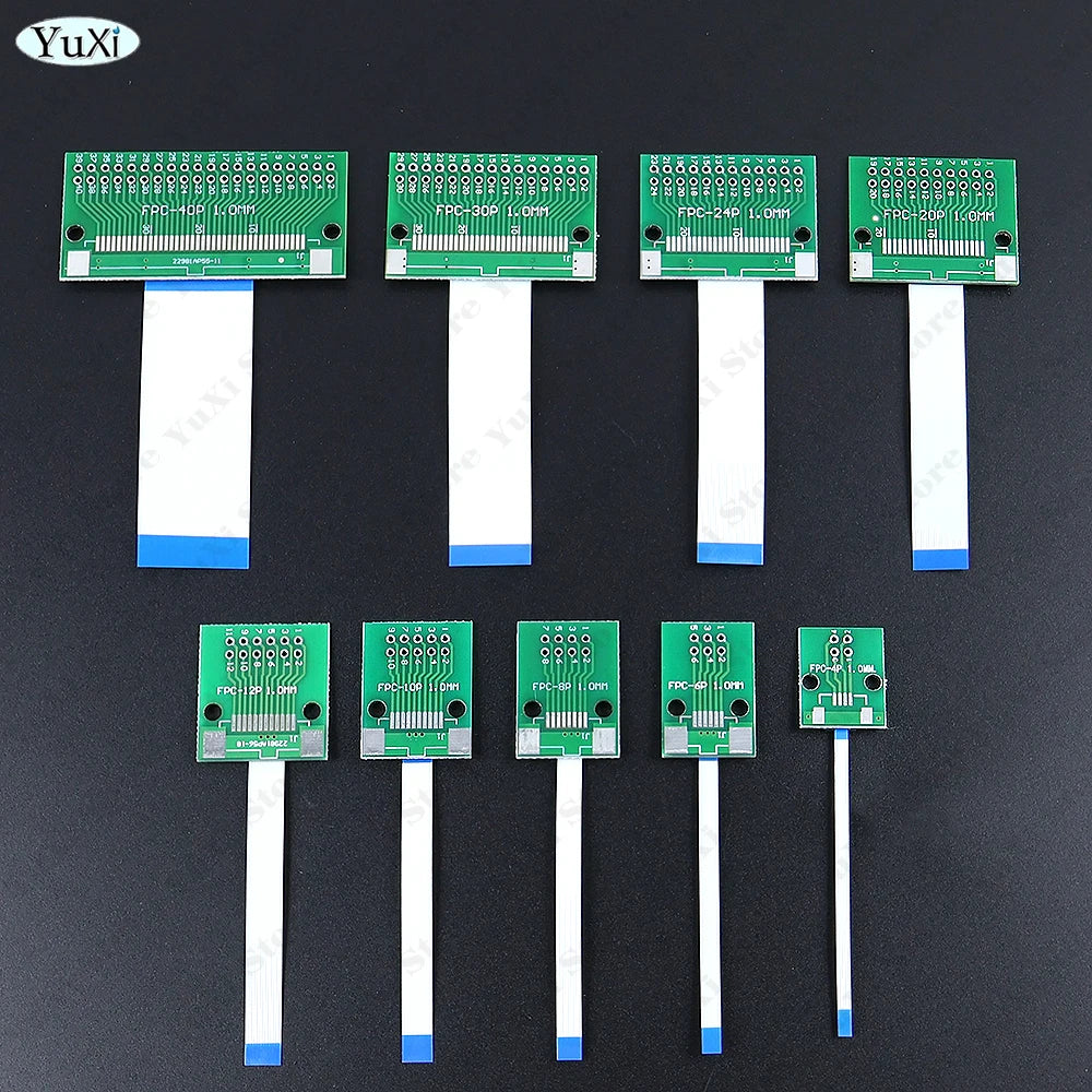 1-10Set FFC/FPC Adapter Board 0.5mm Pitch 60mm Length FFC Cable 6P 8P 10P 12P 14P 20P 24P 30P 40PIN Soldered Connector