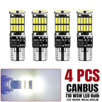 2-20 PCS T10 W5W LED Bulb 12V 1000LM 24V 4014-26SMD 6500K White Car Interior Dome Maps Reading Trunk License Plate Lights CABNSU