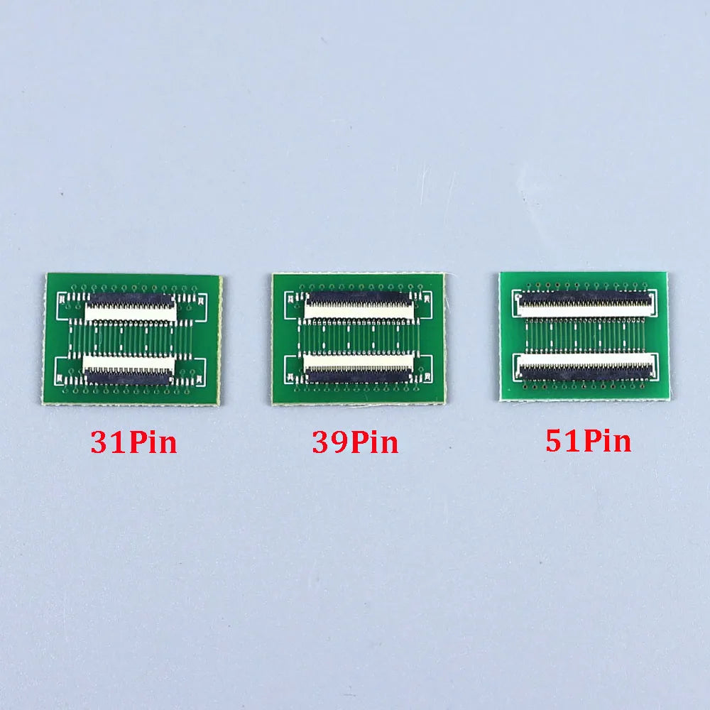 1Pcs FPC FFC Flexible Flat Cable Extension Connection Board 0.3 MM PCB Pitch 21 25 31 39 45 51 PIN Connector FPC Adapter