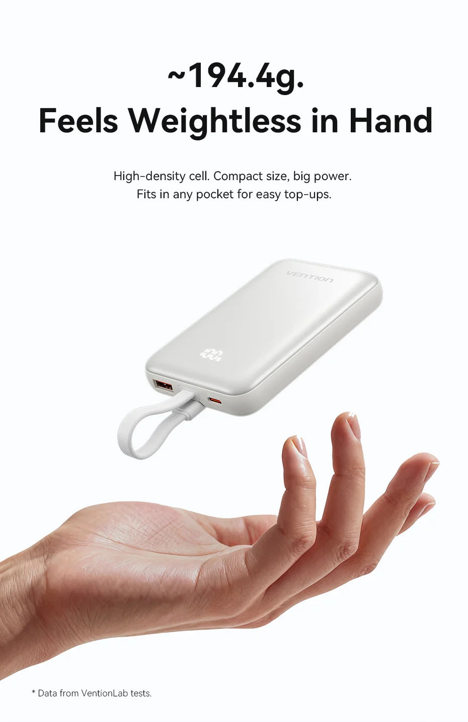 [CCC Certification] Vention Magnetic Power Bank 22.5W 10000mAh Portable 3C Powerbank 15W Wireless Fast Charger for iPhone 17 16