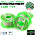 JINHU Sn99.3 Cu0.7 50G/100G Lead Free Solder Wire Tin 0.5/0.6/0.8/1.0mm Rosin Core Solder Welding Soldering Iron