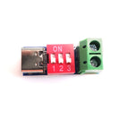 PD Trigger Module Type-C Fast Charging Tester, 5-20V Adjustable USB-C Power Detector Voltmeter for Power Bank 100W PD3.0 QC4+