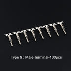 10Sets 4.2mm Pitch MOLEX Mini-Fit 5557/5559 Single Row 2/3/4/5/6P Male Female Housing Terminal Straight/Curved Needle Connector