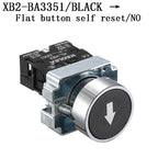 1Pcs Button Switch Self Reset Small Mushroom Head Emergency Stop 22mm Knob Key Start Inching Power on XB2-BG21 XB2-BA31 XB2-BS54