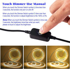 5V USB 3mm PCB COB LED Strip Light with Switch Dimmer Remote Control 320 LEDs High Density Linear Lighting Flexible Tape Lamp