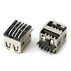10PCS USB Interface Double-Layer USB Socket Type A Standard Port Male and Female Solder Socket DIP Straight Bent Pin PCB Socket