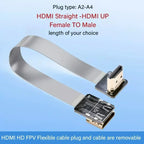 Suitable for HDMI-A1 A2 A3 A4 FFC Flexible Cable FPC Aerial Video Male Female 20P Shielded Cord PC Computer Gimbal Adapter Elbow