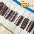 10pcs  50V1UF 2.2UF 3.3UF 4.7UF 10UF 22UF 47UF 100UF 220UF 330UF 470UF 1000UF Axial Audio Electrolytic Capacitor