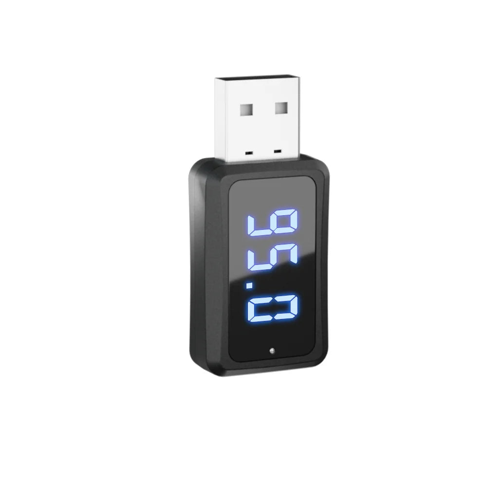LCD Digital Car Bluetooth 5.3 Transmitter Receiver Handsfree Call Mini USB Power Car Kit Wireless Auto Audio For Car Fm Radio