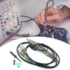 2pcs P6100 BNC Oscilloscope Probe Kit DC-6MHz DC-100MHz 1X 10X High Precision Scope Analyzer Clip Testing Probes