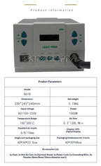 861DW 1000W Heat Gun Lead Free Hot Air Soldering Station Digital display Rework Station+Nozzle 220V/110V