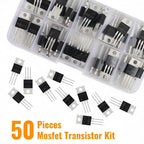 Electronic Components Transistor Assortment Kit To220 Mosfet Irfz44n Irf510n Irf540n Irf3 Professional Power Supply Module Parts