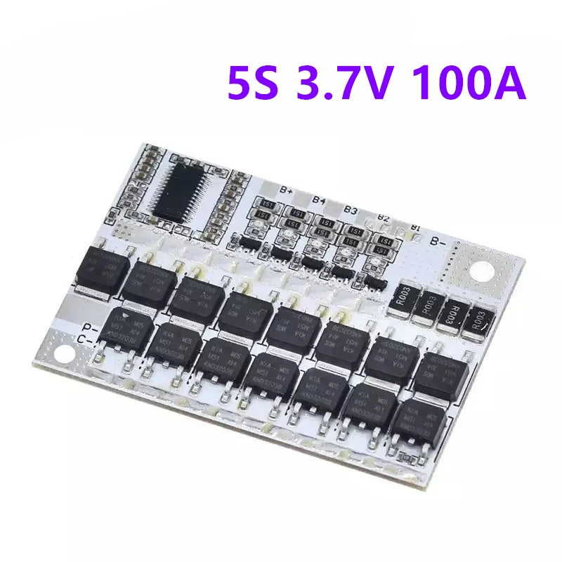 3S/4S/5S Li-ion BMS Protection Board - 100A, 3.7V/12V/16.8V/21V for Lmo Ternary Lithium/Li-polymer, Balance Charging