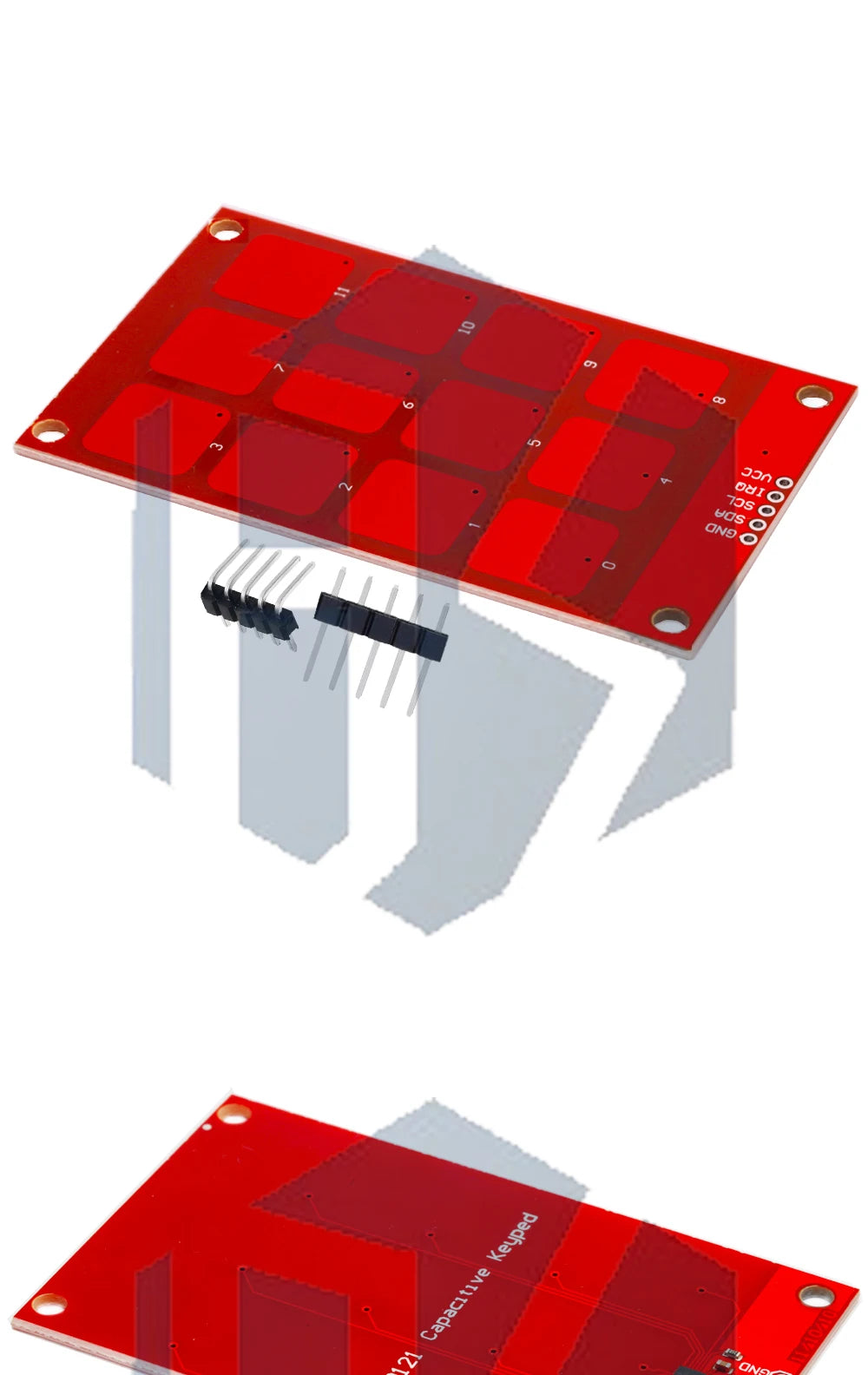 1~3PCS MPR121 Capacitive Touch Keypad Sensor Module with I2C Interface and 12 Buttons for Arduino