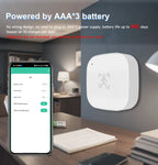 Smart Life Zigbee 24G MmWave Radar Motion Sensor Human Presence Detector Battery Powered Breathing Monitor for Home Automation