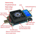 1PCS KZ35 Constant Current Electronic Load USB Type C QC2.0/3.0 AFC FCP Triggers Battery Testser Discharge Capacity Meter
