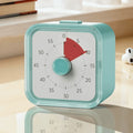 60 Minutes Visual Timer Round/Square Ultra Silent Countdown Alarm Clock Self-discipline Visualization Kitchen Timer