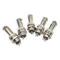 1Set GX12 12mm Circular Aviation Connector 2/3/4/5/6Pin Male Female Panel Mount Plug Socket
