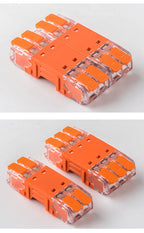 5Pcs Quick Lever Splicing Wire Connectors 2/3/4 Pins CMK642  Compact Plugable Male Female Terminals Universal Blocks