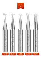 Handif 900M Soldering Iron Tips Lead-Free Pure Cooper Soldering Station Sting 900m Fit 936/937/938/969 Solder Station
