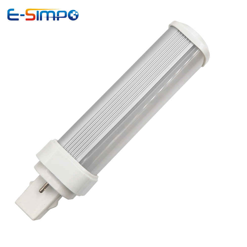 7W G23-2 2Pin Rotatable LED PLC PL Horizontal Lamp 5.7" 6000k PL-C 13W CFL Sideview Replacement Plug Retrofit Ceiling Down light