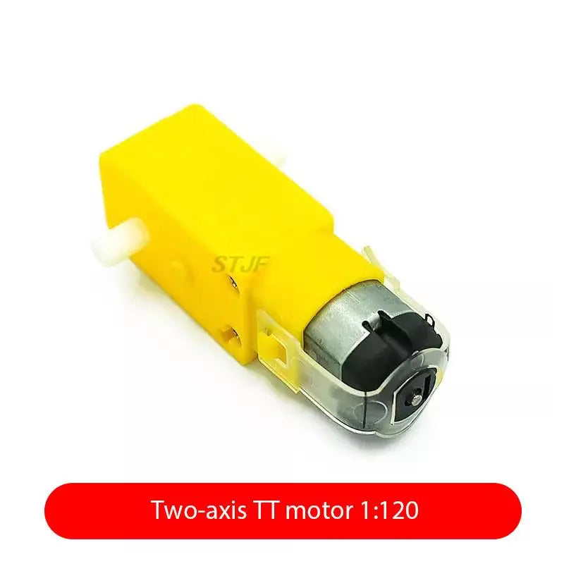 TT Motor 130 Motor Smart Car Gear Motor Robot Gear Motor Smart Car Double Shaft Yellow