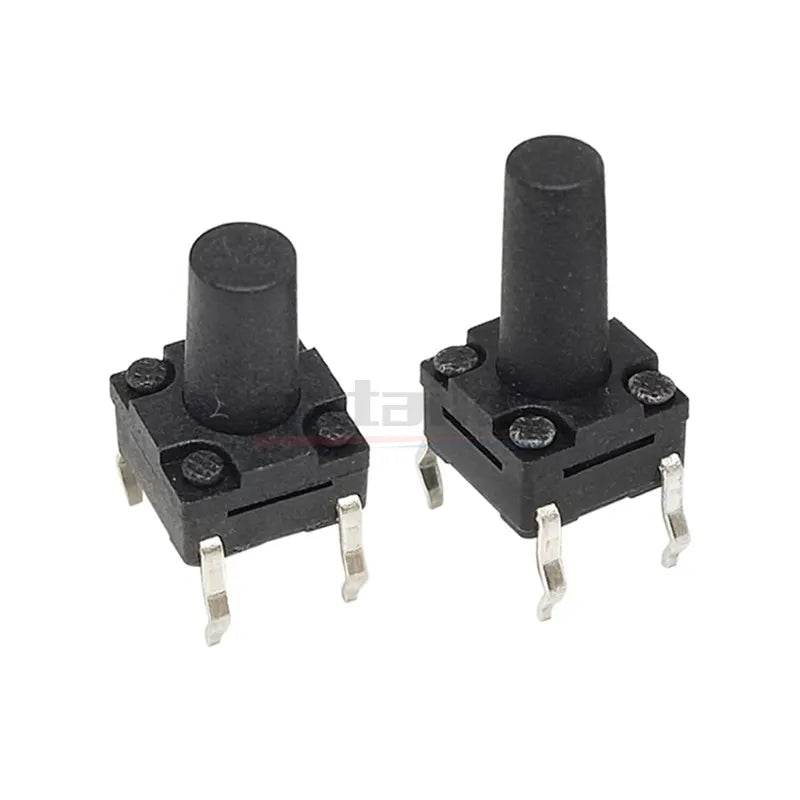 50Pcs 6×6mm Waterproof Type Tact Switch DIP SMD 4Pin 6*6*4.3/5/6/7/8/9/10/11/12/13mm Mini Micro Momentary Tactile Push Button