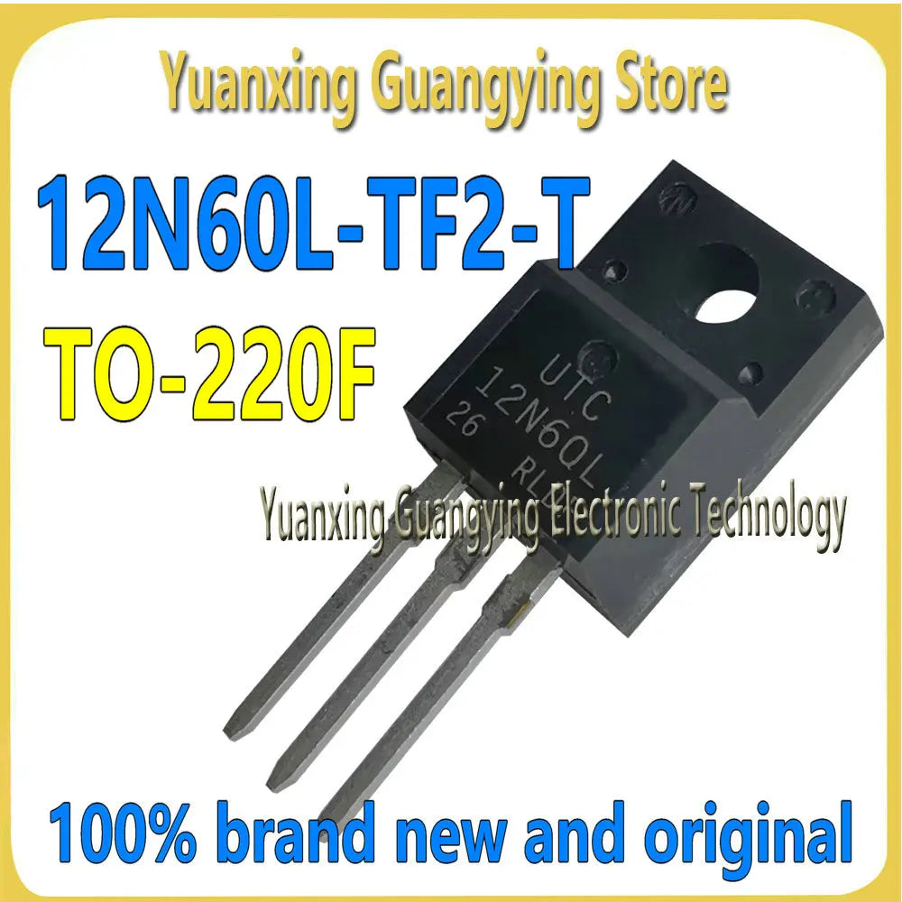 (1 Piece) UTC 12N60L 12N60L-TF2-T 12N60G-TF3-T TO-220F 12A/600V N-Channel MOSFET Field Effect Tube 100% Brand New & Original