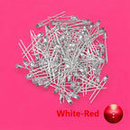 SAMIROB 60/100Pcs 3mm LED Diode Kit F3 Schottky Assorted Diode Red White Green Blue Yellow Orange Pink Purple Warm White for DIY