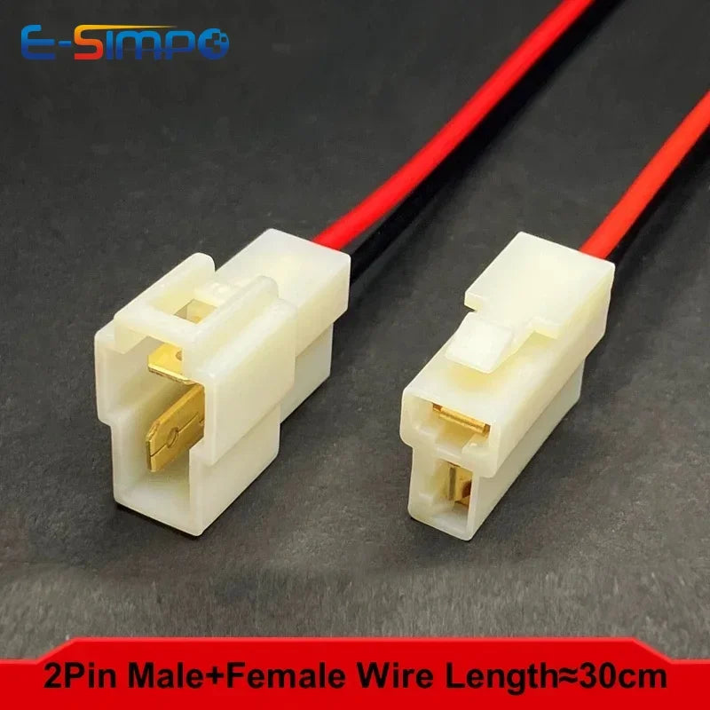 1/5/10Set 6.3mm 1P-8P Automobile Harness Connector 15cm High Current Equipment Cable Male Female Plug Butt Joint 0.75mm2 18AWG