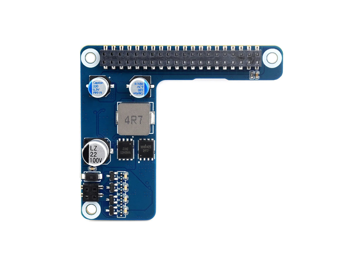Power Over Ethernet HAT (G) For Raspberry Pi 5 / CM 5, 5V 5A Output, Supports 802.3af/at Network Standard, Raspberry Pi 5 PoE HA