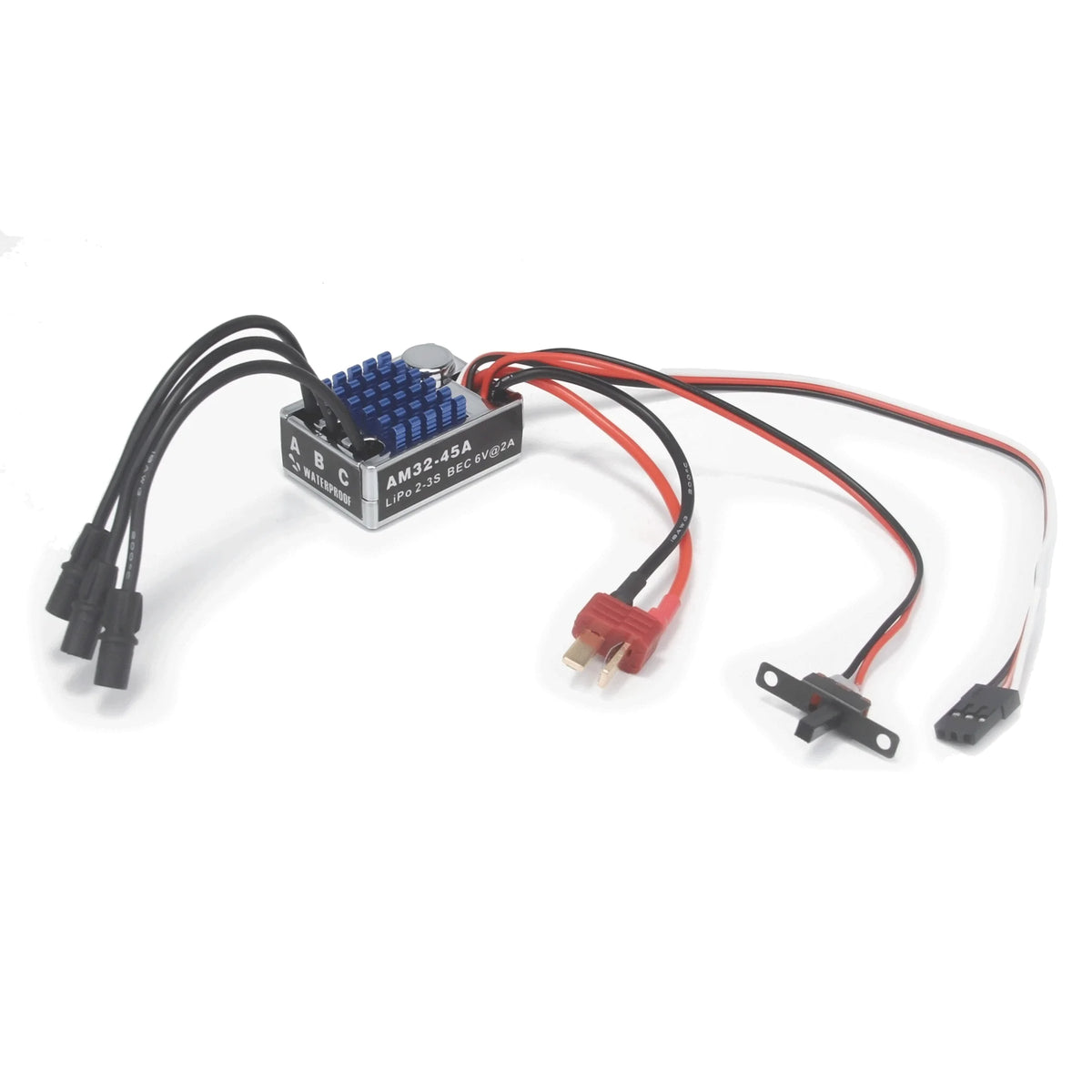 NEEBRC 2322 2600KV Outrunner Brushless Motor AM32 45A Brushless ESC for 1/12 RC Cars Crawler Upgrade Kit MN99S MN82 MN168 MN78