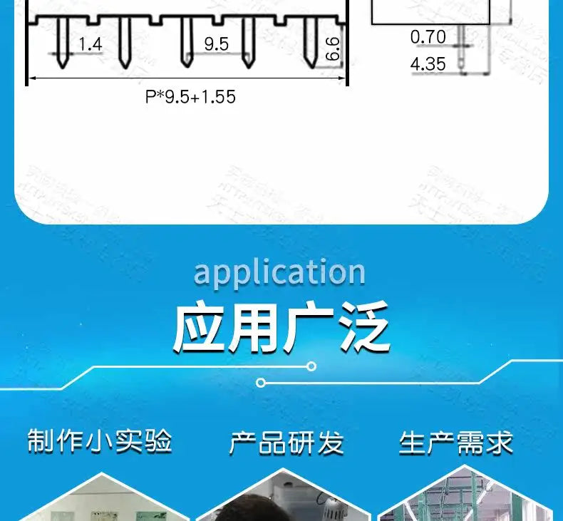 2pcs HB9500-2P 3P 4P 5P 6P 7P 8P 9P 10Pin PCB Screw Terminal Block Connector HB-9500 300V 30A Lid Barrier Terminal 9.5MM Pitch