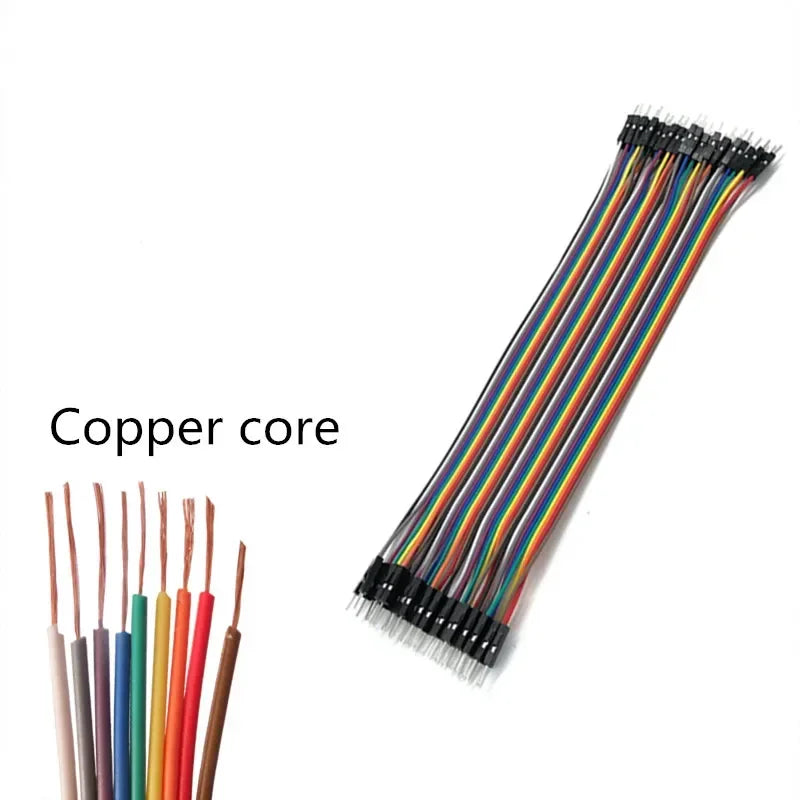 2.54mm Dupont Line 10CM 20CM 30CM 40Pin Male to Male + Male to Female and Female to Female Jumper Wire Dupont Cable for Arduino