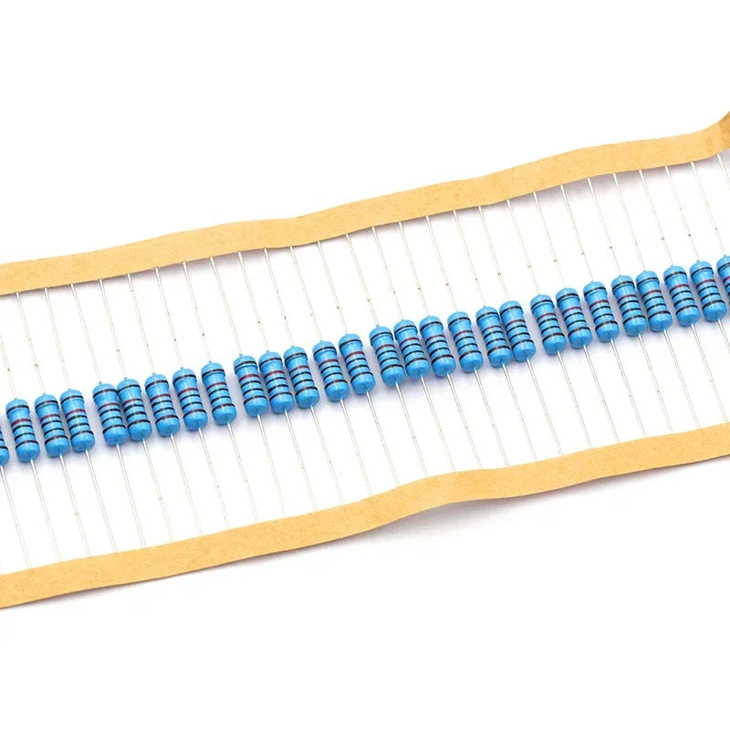 20PCS 1W 1% Metal Film Resistor 0.24Ω~2.2MΩ 1 10 47 100 200 220 300 470 910 1k 4.7k 10k 20k 47k 100k 220K 330K 470K 910k 1M ohm