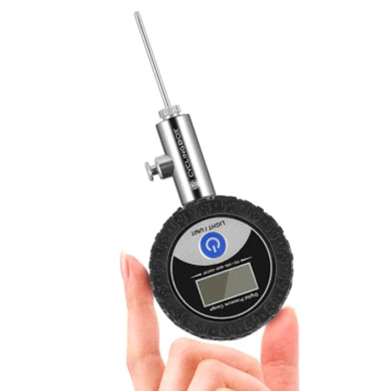 New Ball Pressure Gauge Digital Display Barometer 0-1.4BAR With Rubber Protective Cover For Football Basketball Volleyball
