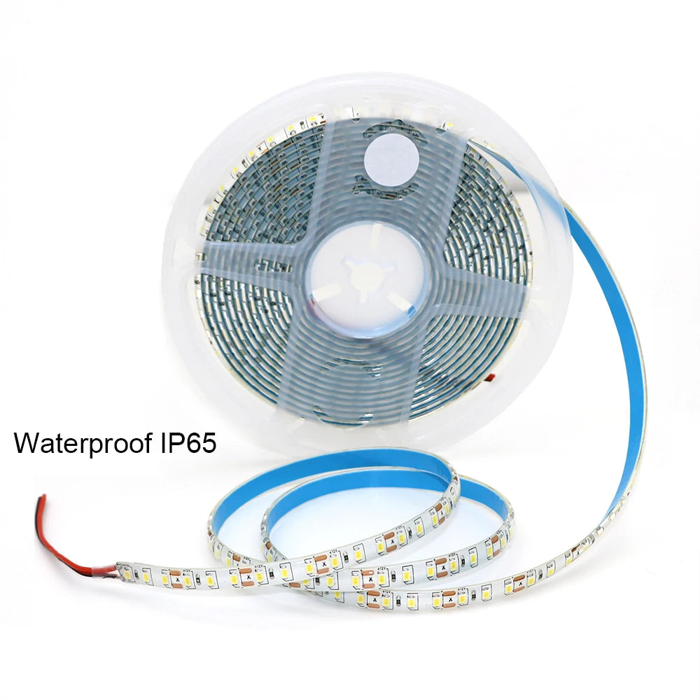 5M 600LEDs LED Strip 2835 DC12V 24V 120LEDs/m Home Lamp Strip Red Ice Blue Green Yellow Pink Flexible And Cuttable Soft Lamp Bar
