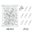 100~1000Pcs Heat Shrink Butt Terminals with Solder ,Solder Seal Wire Connectors,IP67 Waterproof Electrical Equipment Connection