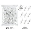 100~1000Pcs Heat Shrink Butt Terminals with Solder ,Solder Seal Wire Connectors,IP67 Waterproof Electrical Equipment Connection