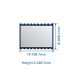 2pc/lot LoRa1121 FCC / CE Certified 5Km Long Distance LR1121 Chip Sub-GHz 2.4GHz S-band Multi-Band LoRa Module