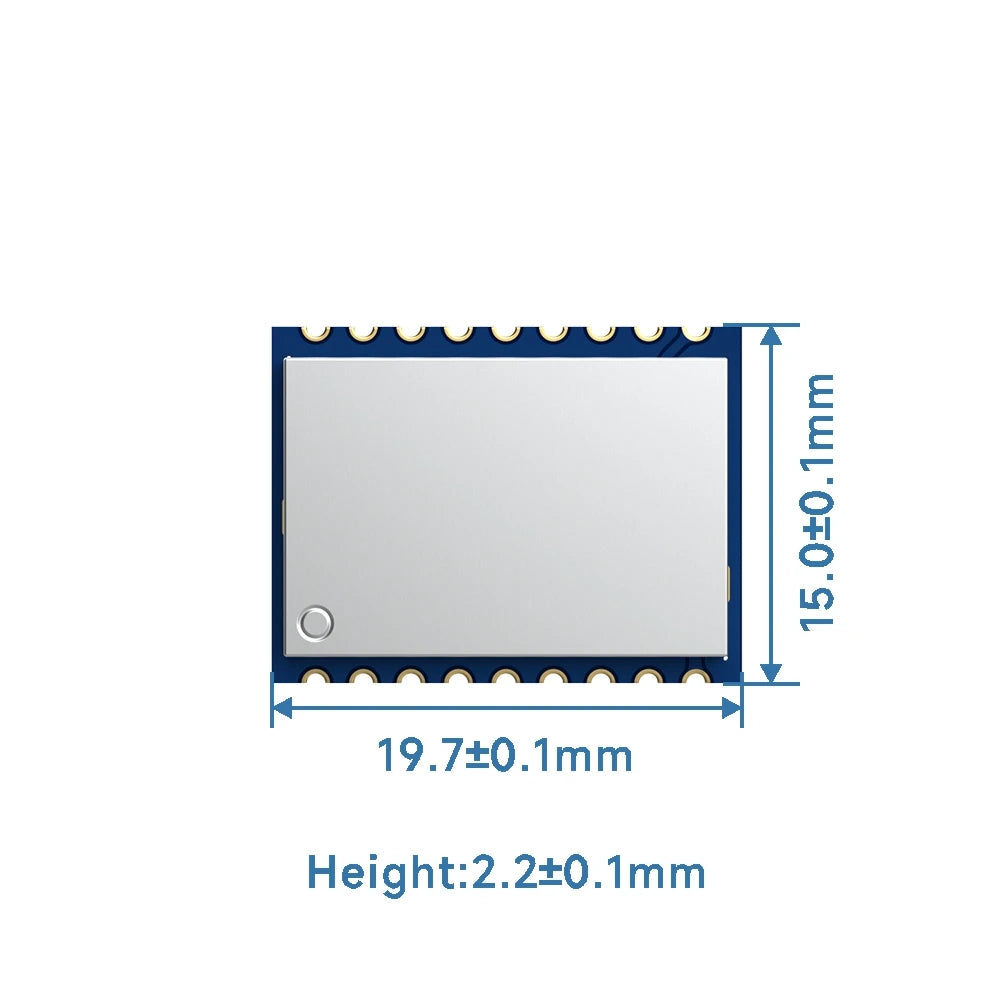 2pc/lot LoRa1121 FCC / CE Certified 5Km Long Distance LR1121 Chip Sub-GHz 2.4GHz S-band Multi-Band LoRa Module