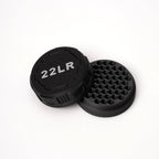A compact storage case capable of holding 55 .22LR rounds—convenient for carrying to the shooting range.