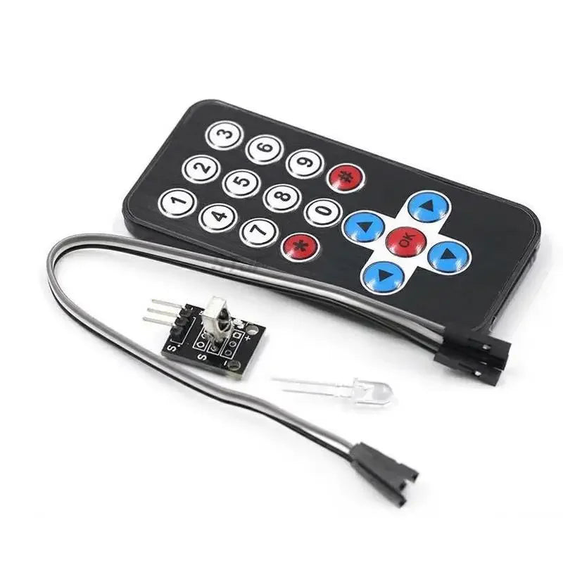 1-10pcs 1Set Infrared Remote Control Module Wireless IR Receiver Module DIY Kit HX1838 for Arduino Raspberry Pi
