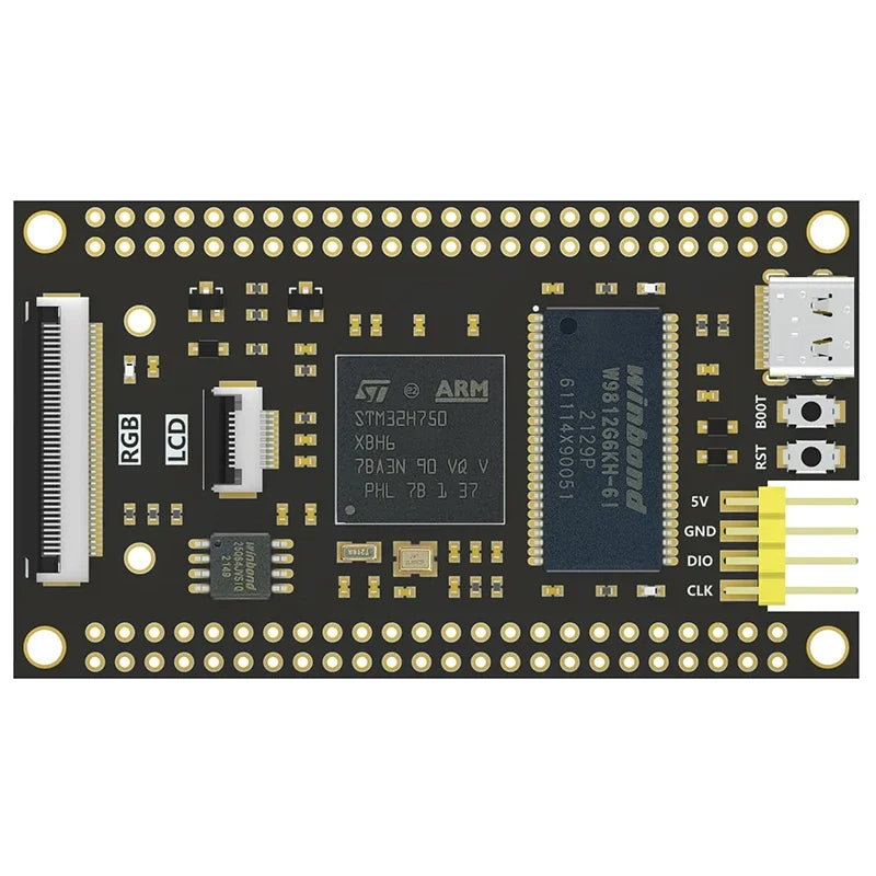 STM32H750VBT6 Development Board - ARM Microcontroller Core Board, STM32H7 Minimum System Board for Embedded Projects