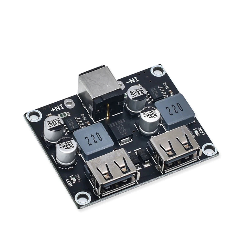 USB QC3.0 QC2.0 DC-DC Buck Converter Charging Step Down Module 6-32V 9V 12V 24V to Fast Quick Charger Circuit Board 3V 5V 12V