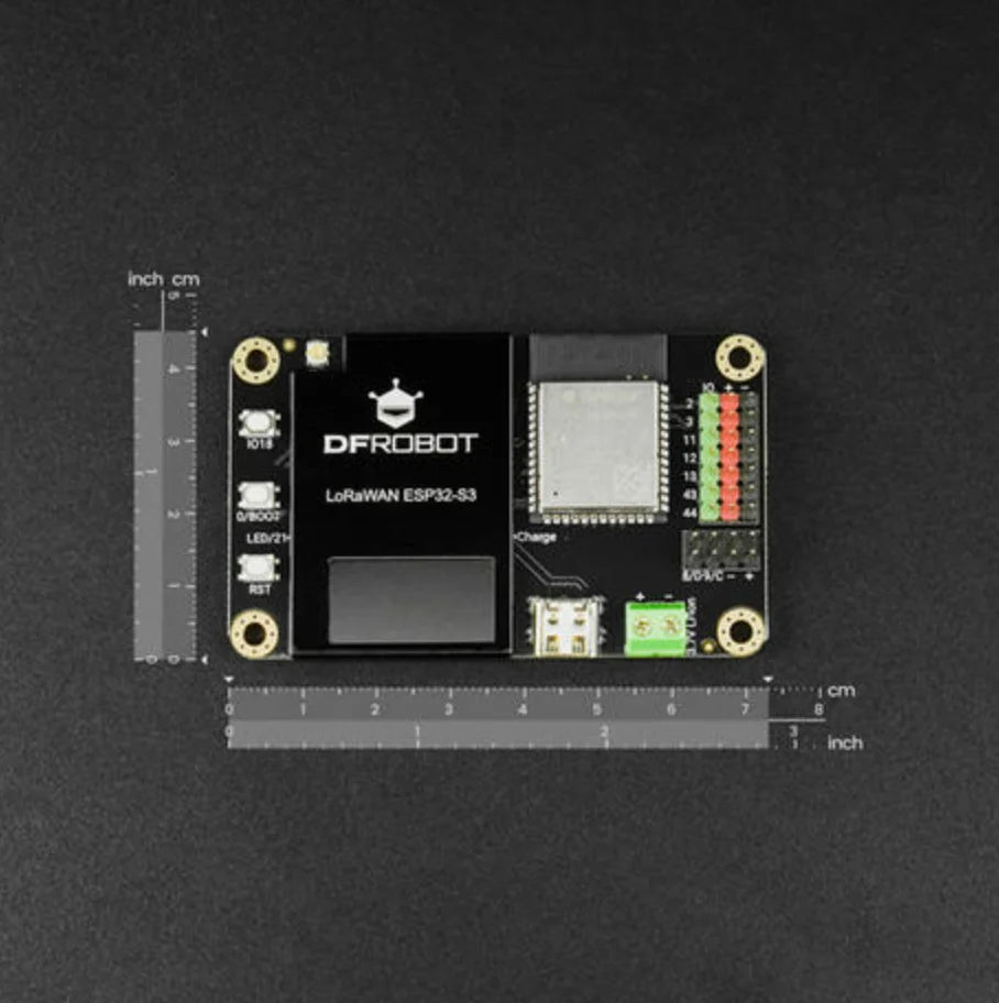 LoRaWAN ESP32-S3 Development Board with Display, Battery & HomeAssistant Support, 850-930MHz LoRa SX1262 for Smart Home & IoT
