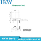 5pcs/lot 372 Series 250V TR5 Fuse Time-lag Fuses Cylindrical 40MA to 6.3A T1A T2A T63MA T3.15A T5A T6.3A Time Delay Littelfuse