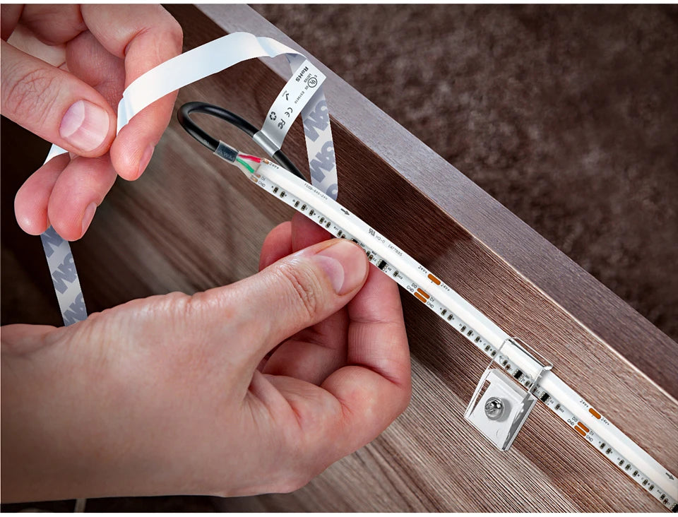 FCOB SPI RGBCCT WS2811 Dual IC Addressable 840 LED Strip Light Dream Color RGB+CW WW FOB High Flexible COB Lights 10mm DC24V