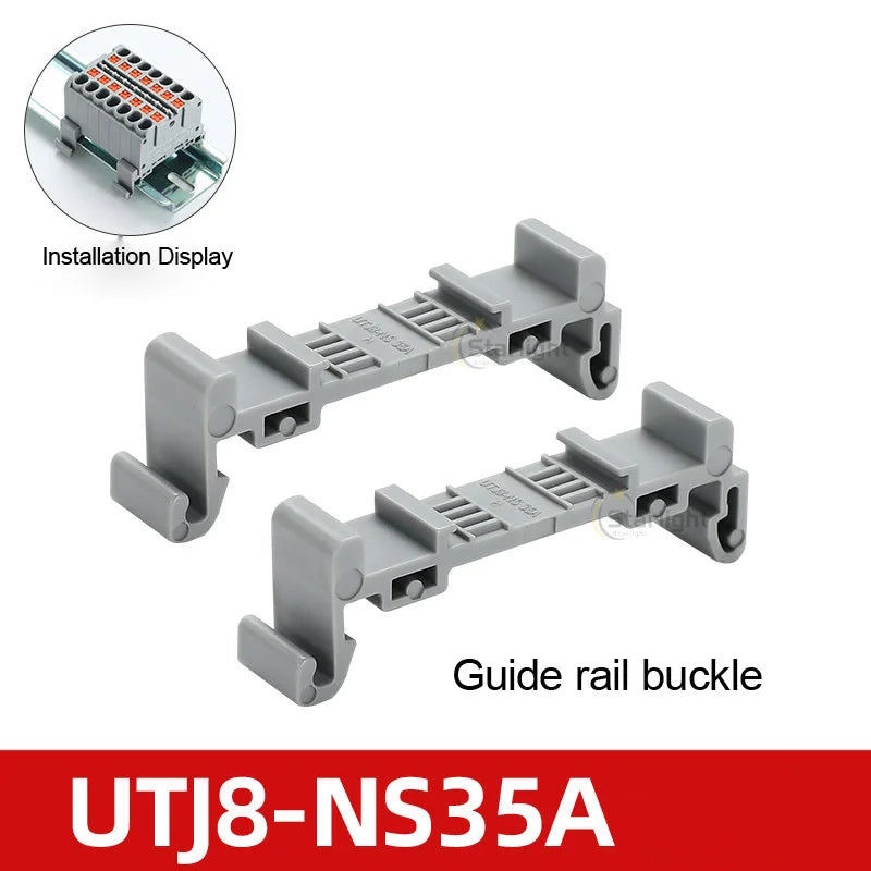 Distribution block PTFIX2.5mm² Wire Electrical Cable Connectors Plug-in Terminal Block  Splitter DIN-Rail Mounting Junction Box