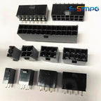 10PC 5569 4.2mm Black Dual Row Automotive Wiring Connector Straight Pin 2x1-2x12 Pin for PC/Computer Graphics Card ATX on Board